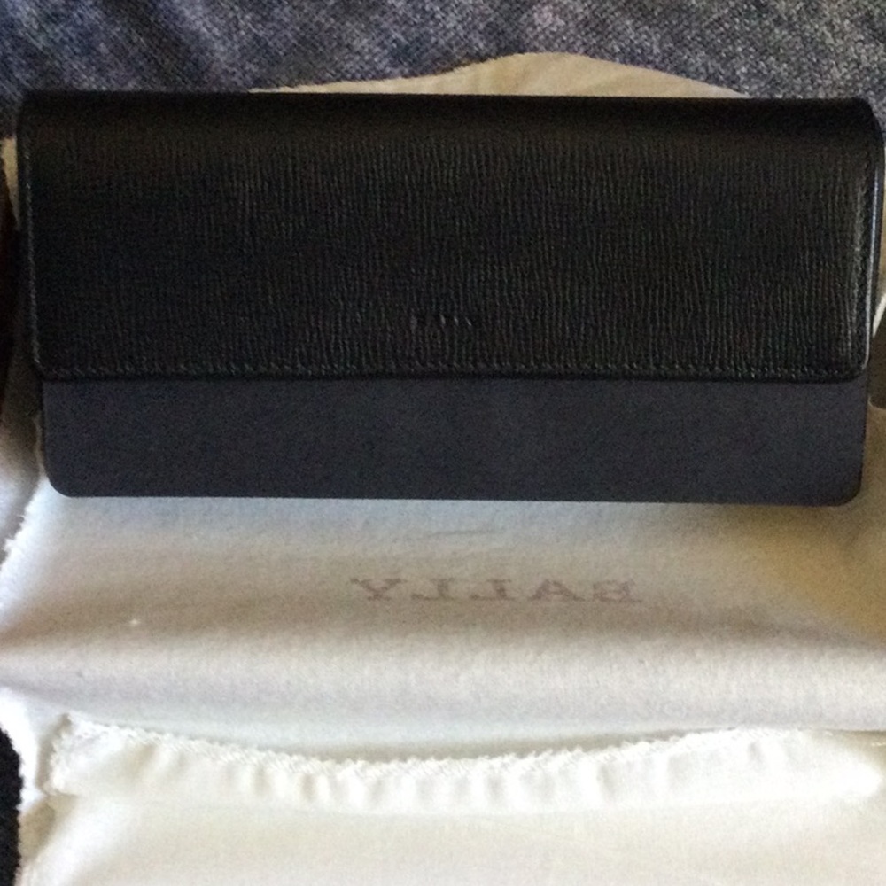 BALLY CALF EMBOSSED WALLET